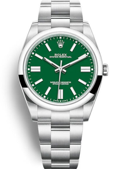 Rolex Oyster Perpetual Green Dial 124300 41 mm