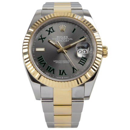 Rolex Datejust II Rhodium Dial 126333 “Wimbledon” Two-Tone Oyster 41 mm